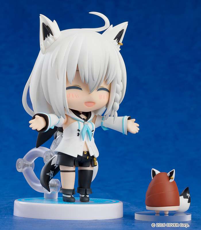 GOOD SMILE COMPANY - HOLOLIVE NENDOROID SHIRAKAMIFUBUKI RERUN MINI FIGURA 10 cm