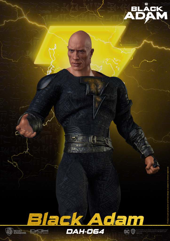 BEAST KINGDOM BLACK ADAM MOVIE DAH ACTION FIGURE 18 cm