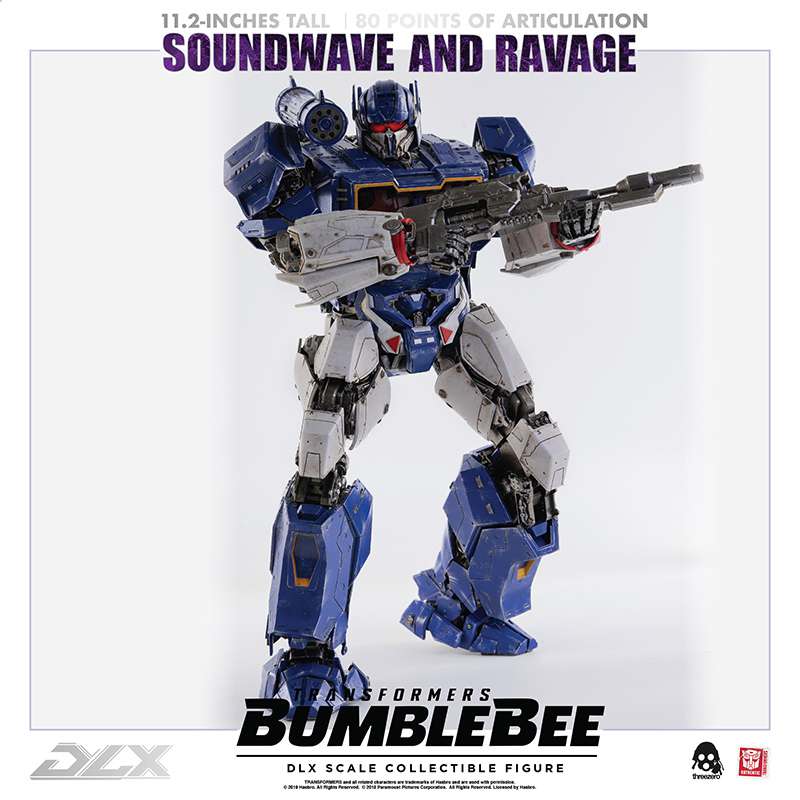 BUMBLEBEE SOUNDWAVE AND RAVAGE DLX AF