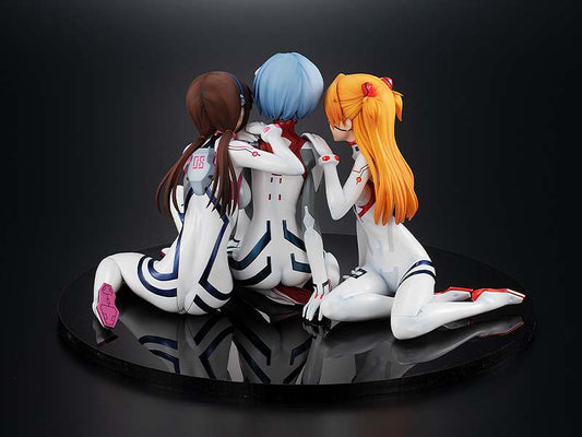 EVANGELION: 3.0+1.0 THRICE UPON A TIME PVC STATUA 1/8 ASUKA/REI/MARI: NEWTYPE COVER VER. KADOKAWA