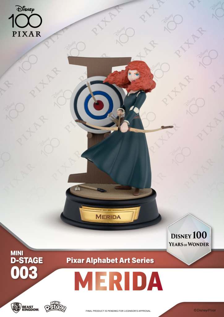 MINI DS DISNEY 100 YERAS PIXAR ALPHABET MINI FIGURA BEAST KINGDOM
