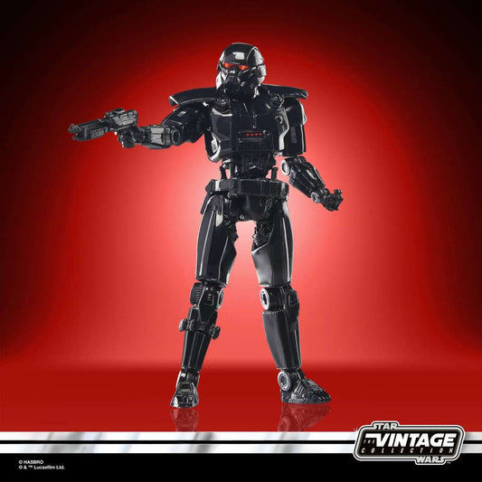 STAR WARS: THE MANDALORIAN VINTAGE COLLECTION ACTION FIGURA DARK TROOPER 10 CM HASBRO