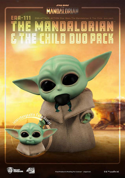 STAR WARS UOVA AA MANDALORIAN & THE BAMBINO DUO PK ACTION FIGURA BEAST KINGDOM