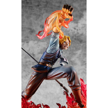 ONE PIECE P.O.P. LIMITED EDITION STATUA SABO FIRE FIST 15 CM 1/8 MEGAHOUSE
