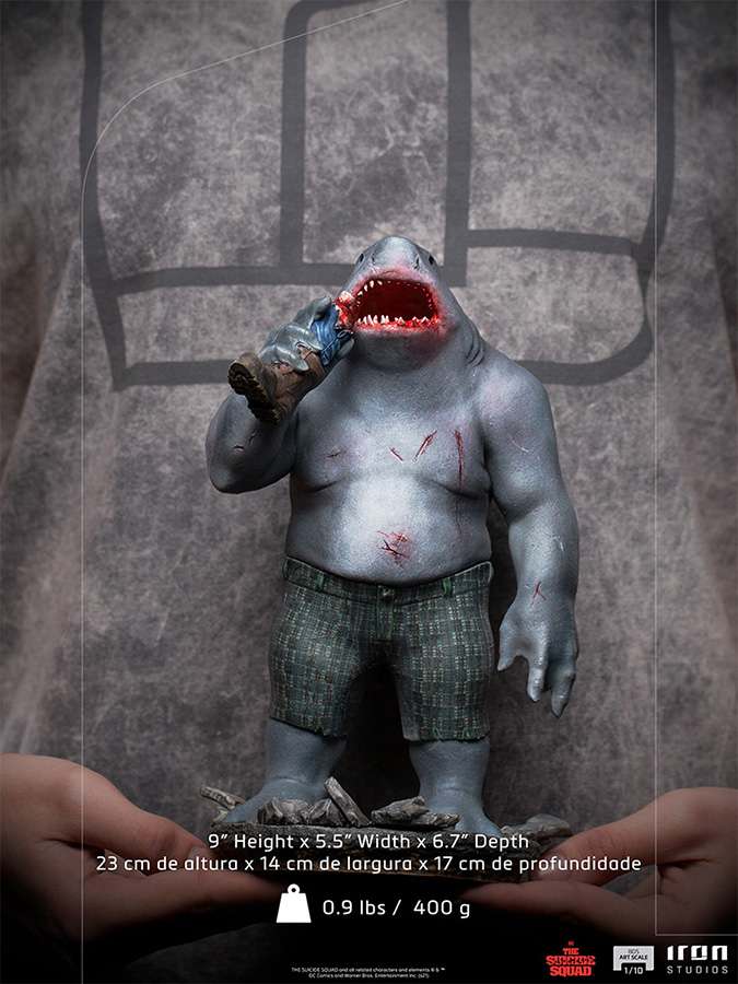 IRON STUDIOS SUICIDE SQUAD KING SHARK ART 1/10 STATUA 24 cm