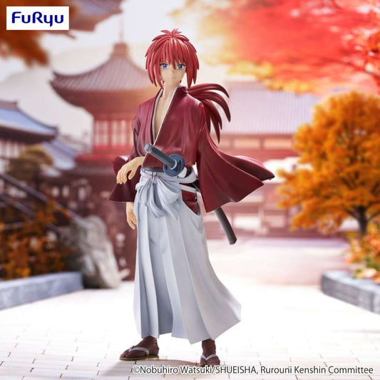 RUROUNI KENSHIN: MEIJI KENKAKU ROMANTAN TRIO-TRY-IT PVC STATUA KENSHIN HIMURA 19 CM FURYU