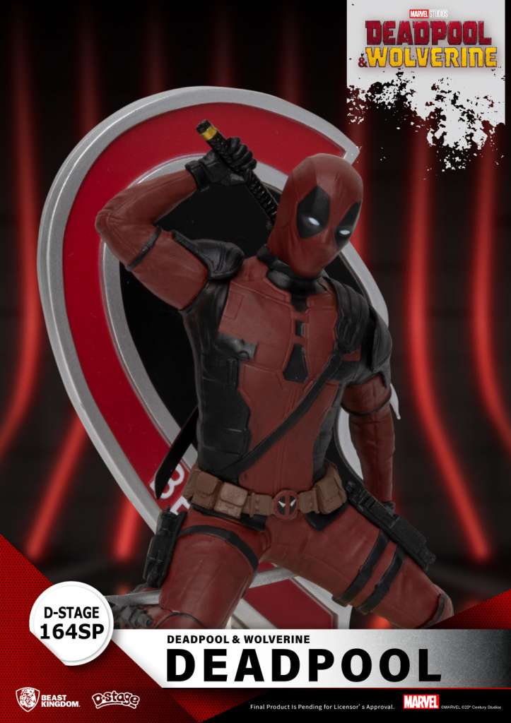 D-STAGE DEADPOOL/WOLVE DEADPOOL + HEAD