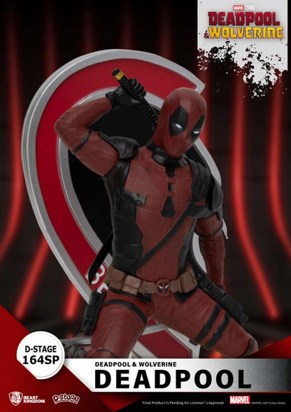 D-STAGE DEADPOOL/WOLVE DEADPOOL + HEAD