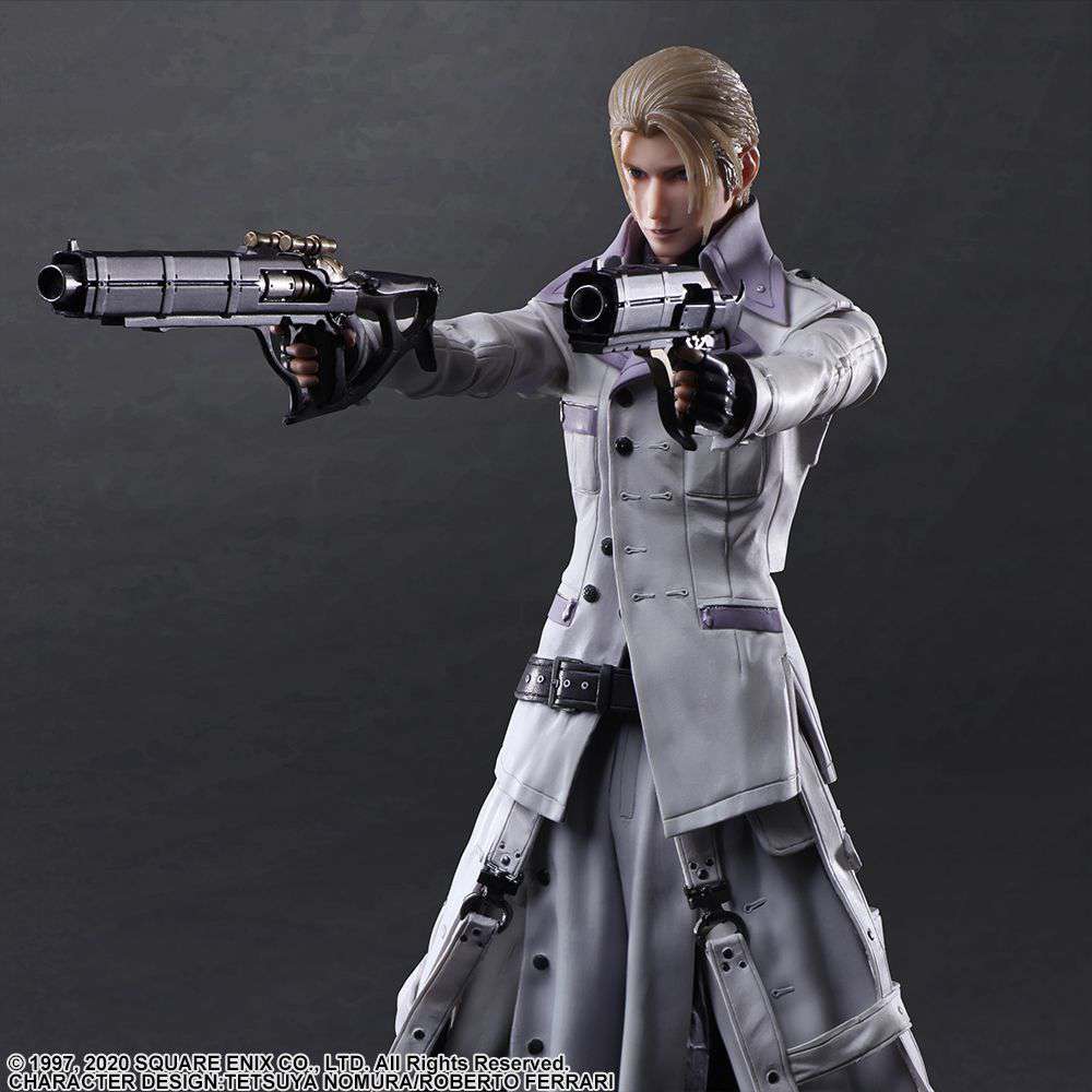 SQUARE ENIX FF VII REMAKE RUFUS SHINRA PLAY ARTS KAI ACTION FIGURE 27 cm