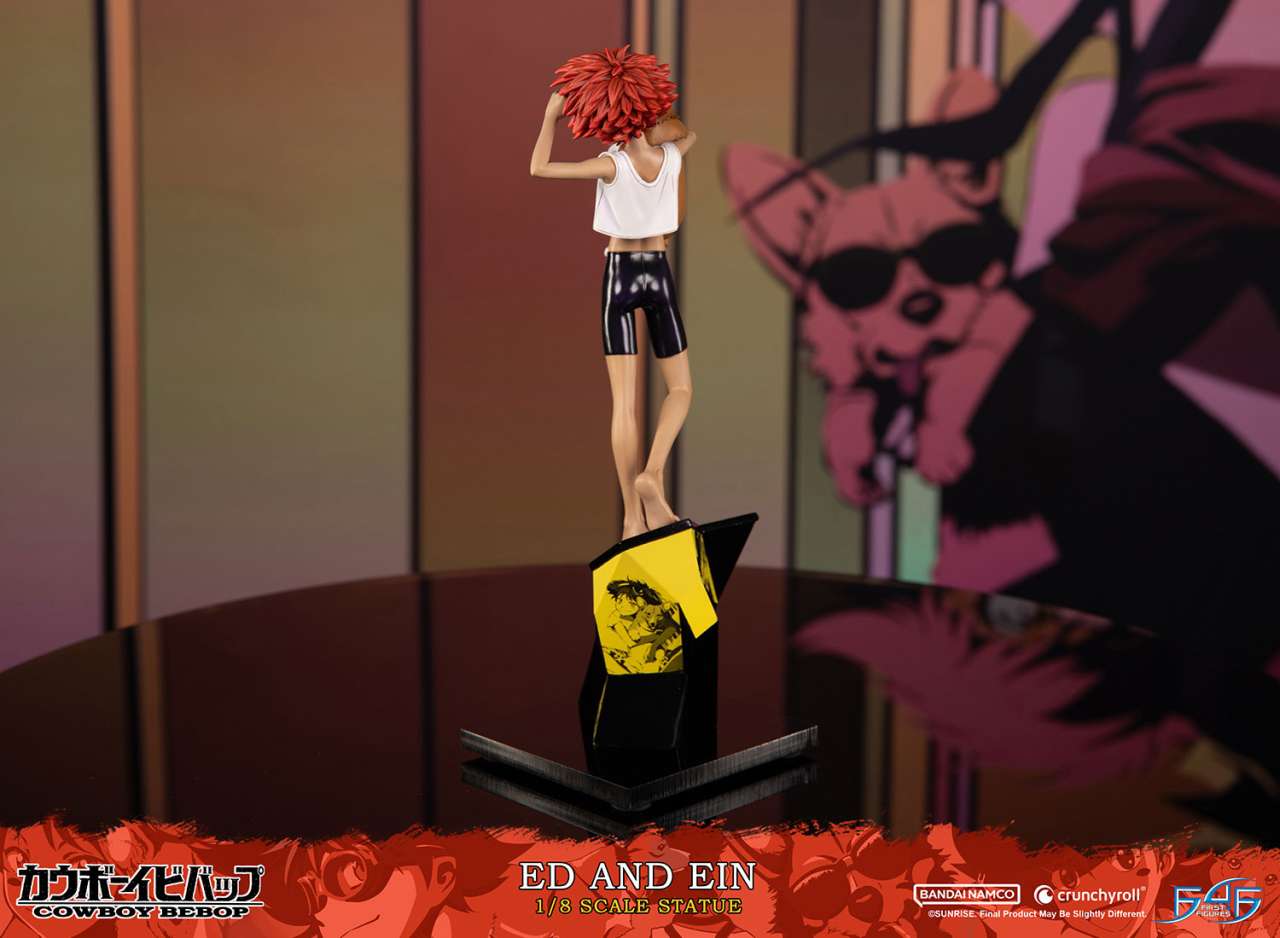 COWBOY BEBOP ED AND EIN 1/8 RESIN STATUE