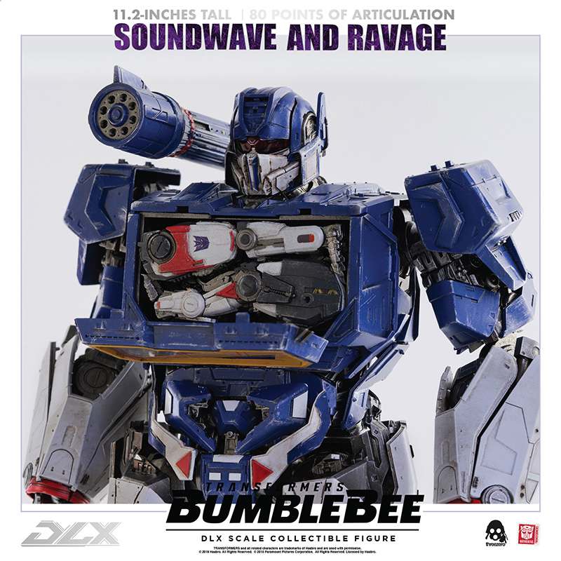 BUMBLEBEE SOUNDWAVE AND RAVAGE DLX AF