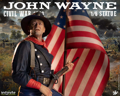 INFINITE STATUE JOHN WAYNE CIVIL WAR 1863 1/6 STATUA 48 h x 15 x 15 cm / 18.90 h x 5.90 x 5.90 inch