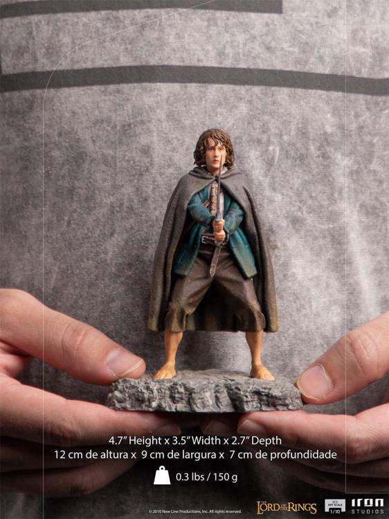 IRON STUDIOS LOTR PIPPIN ART 1/10 STATUA 12 cm
