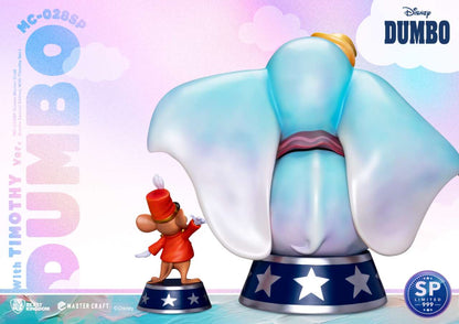 BEAST KINGDOM DUMBO SPECIAL EDITION THIMOTY VERSION MASTER CRAFT STATUA Dum: 37.5 X 27.5 X 32.5cm Tim: 8.4 X 8.4 X14.5cm