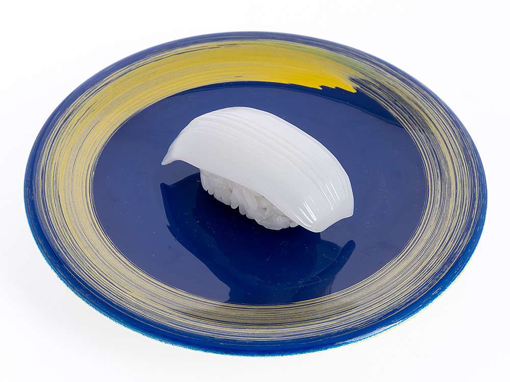 SYUTO SEIKO SUSHI SQUID PLASTIC MODEL KIT 3 cm