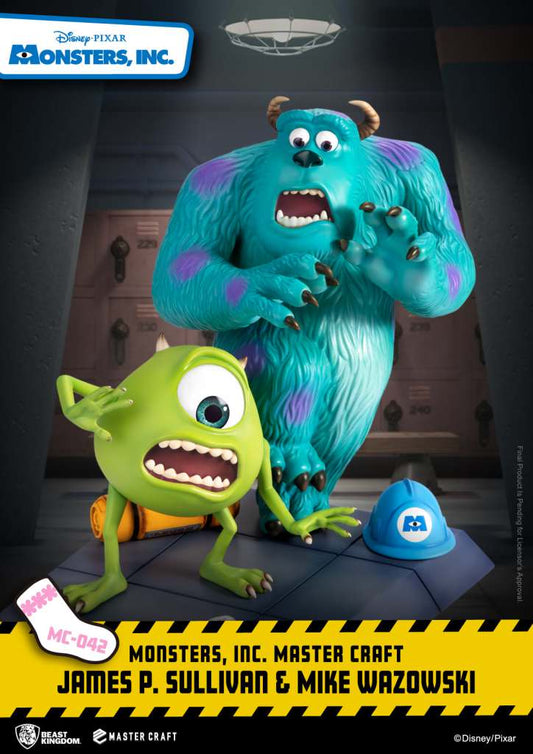 MONSTERS, INC. MASTER CRAFT STATUA JAMES P. SULLIVAN & MIKE WAZOWSKI 34 CM BEAST KINGDOM TOYS