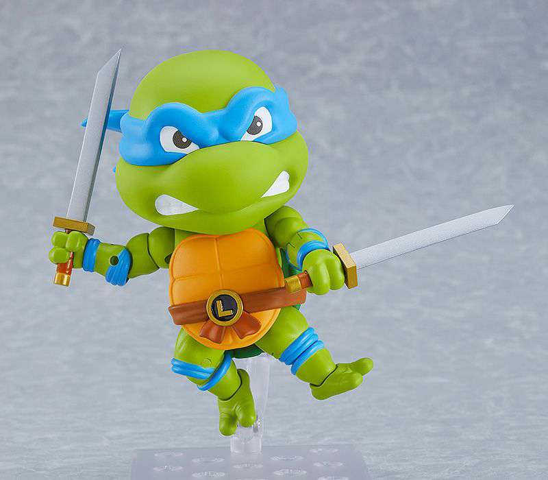GOOD SMILE COMPANY NENDOROID TMNT LEONARDO MINI FIGURA 10 cm