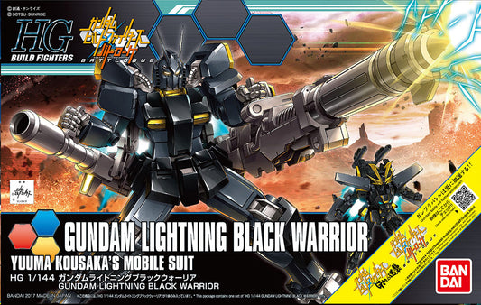 GUNDAM HIGH GRADE HGBF MODEL KIT Fulmineblack Warr 1/144 BANDAI