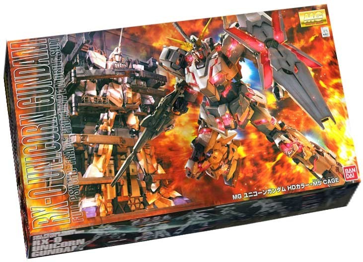 Gundam MASTER GRADE MG Model Kit Unicorn Screen Image Special Set Costruzioni, 1/100 Bandai