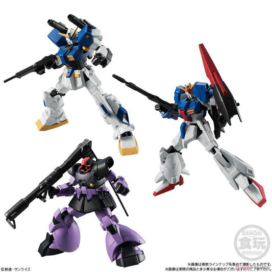 Gundam MEGA SIZE MS Shokugan  G-frame S.2 (10  Pezzi Display) Mini Figura Bandai