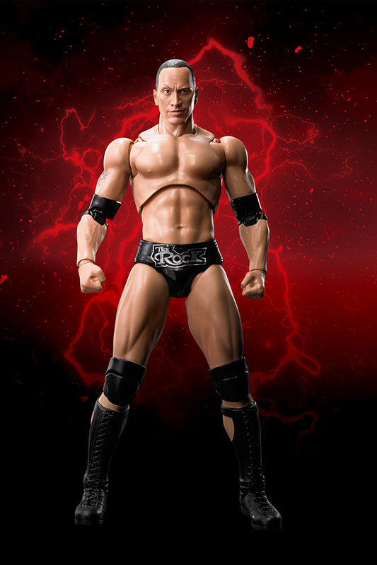 BANDAI WWE THE ROCK FIGUARTS ACTION FIGURE