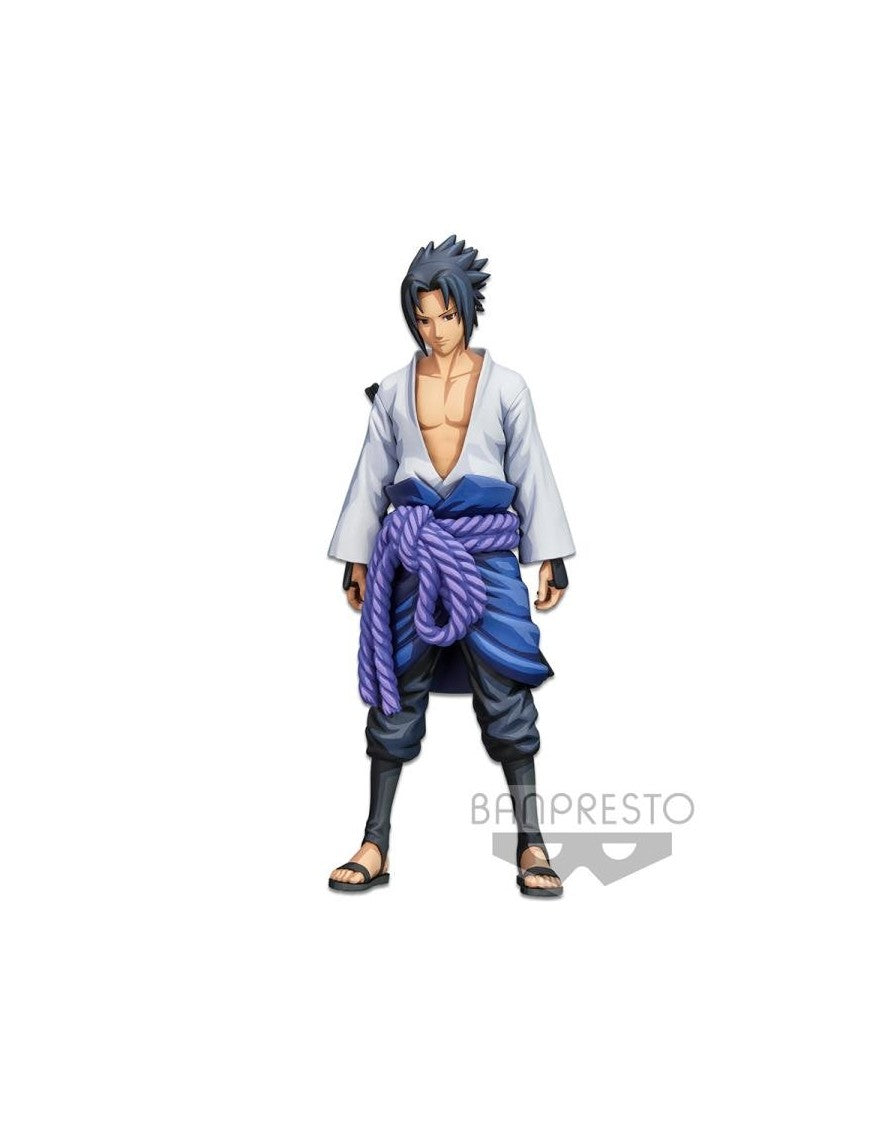 BANPRESTO SASUKE UCHIHA NARUTO SHIPPUDEN GRANDISTA SHINOBI RELATIONS MANGA DIMENSIONS STATUA 27 CM