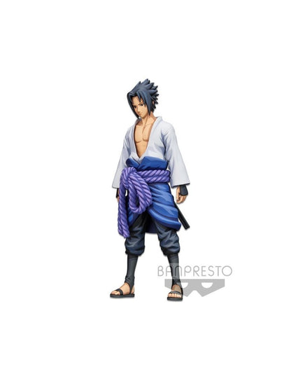 BANPRESTO SASUKE UCHIHA NARUTO SHIPPUDEN GRANDISTA SHINOBI RELATIONS MANGA DIMENSIONS STATUA 27 CM