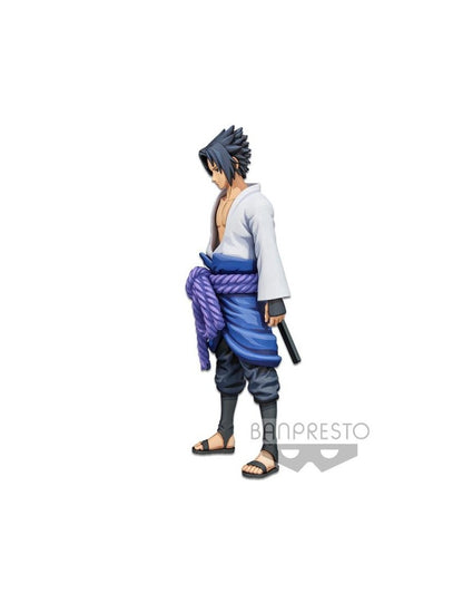 BANPRESTO SASUKE UCHIHA NARUTO SHIPPUDEN GRANDISTA SHINOBI RELATIONS MANGA DIMENSIONS STATUA 27 CM