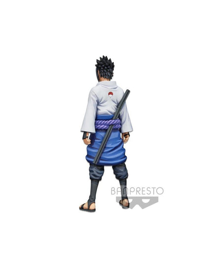 BANPRESTO SASUKE UCHIHA NARUTO SHIPPUDEN GRANDISTA SHINOBI RELATIONS MANGA DIMENSIONS STATUA 27 CM