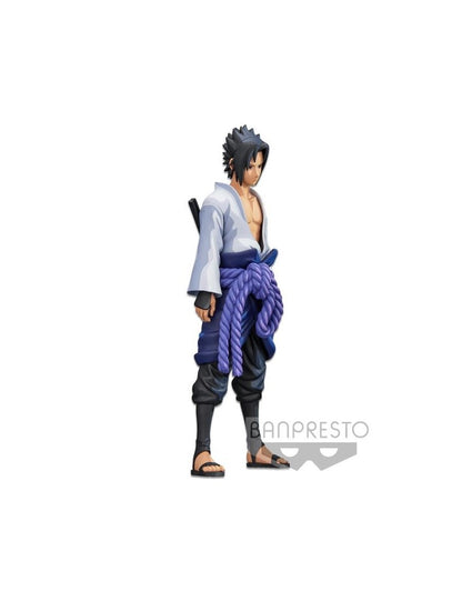 BANPRESTO SASUKE UCHIHA NARUTO SHIPPUDEN GRANDISTA SHINOBI RELATIONS MANGA DIMENSIONS STATUA 27 CM