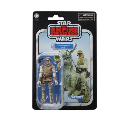 STAR WARS THE EMPIRE STRIKES BACK LUKE SKYWALKER HOTH FIGURA 9,5CM HASBRO