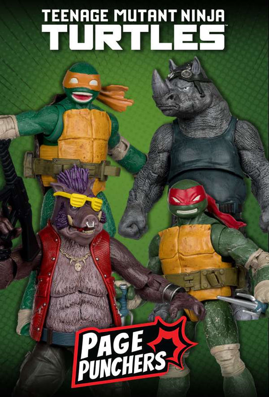 TMNT 5INCH FIGURE W/ COMIC WAVE 2 SET (6