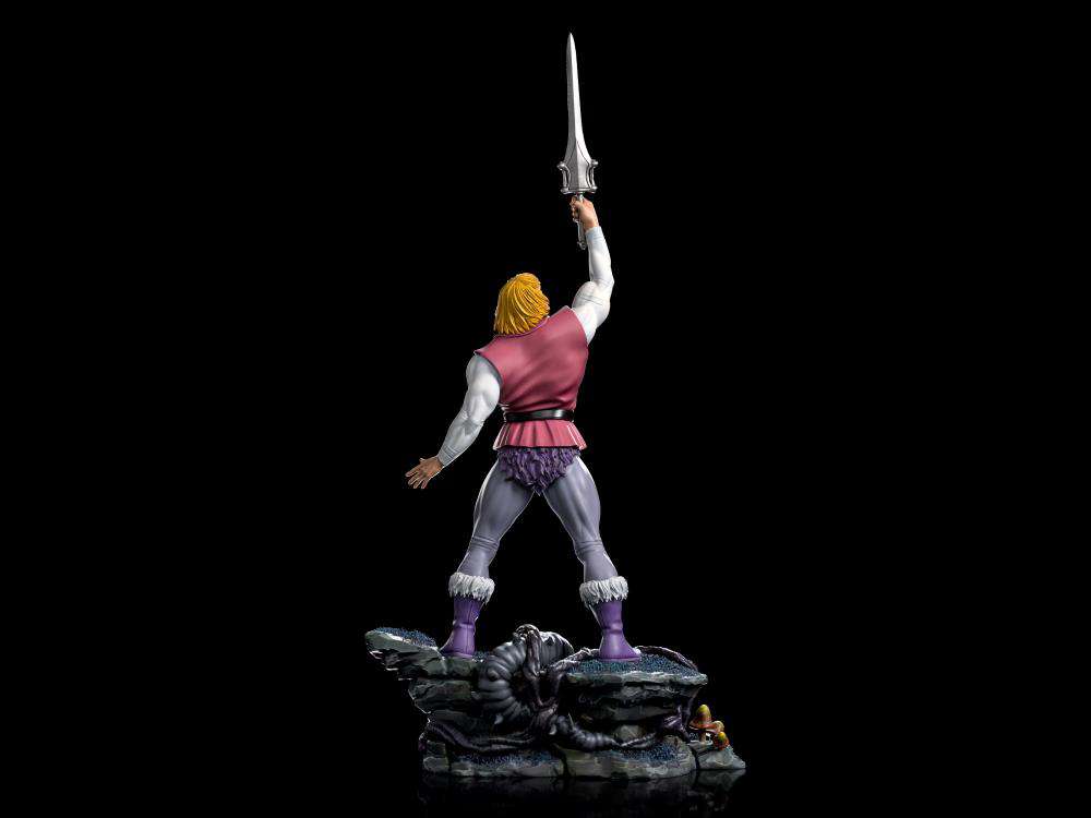 IRON STUDIOS MOTU PRINCE ADAM 1/10 STATUA 38 cm