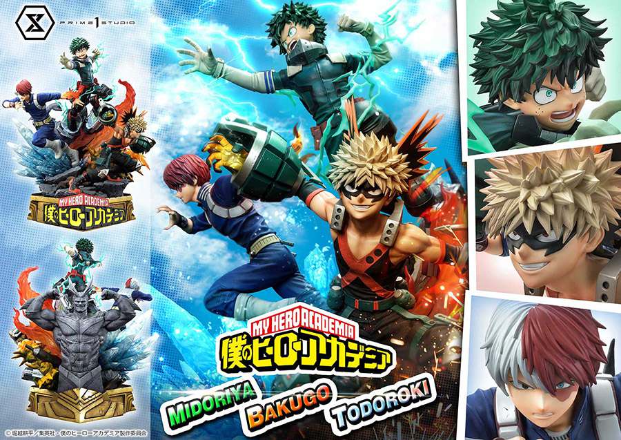 MHA MIDORIYA BAKUGOTO DOROKI STATUA STATUA PRIME 1 STUDIO