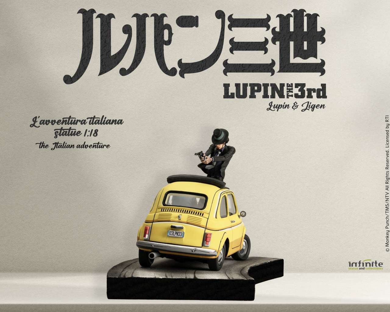 LUPIN 3RD L'AVVENT ITA 1/18 ST LUP E JIG