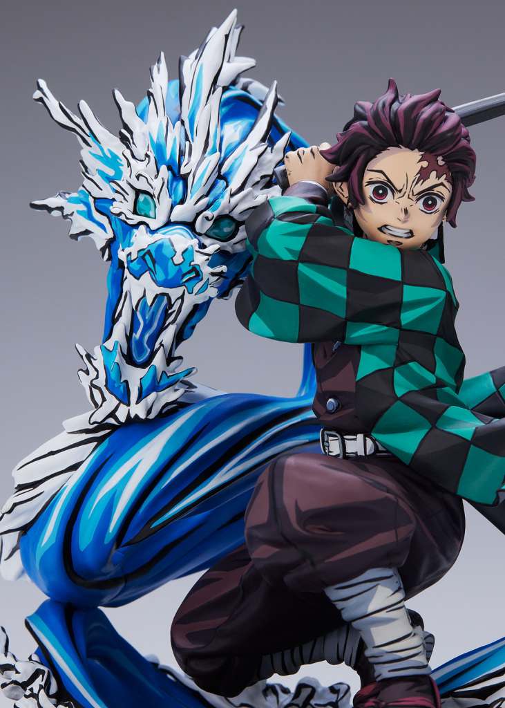 DEMON SLAYER: KIMETSU NO YAIBA STATUA 1/8 TANJIRO KAMADO TOTAL CONCENTRATION PAINT VER. 19 CM ANIPLEX