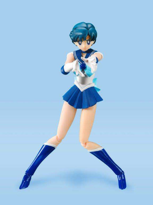 SAILOR MOON S.H. FIGUARTS ANIMATION COLOR FIGURE SAILOR MERCURY 14 CM BANDAI
