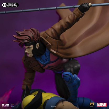 IRON STUDIOS X-MEN 97 WOLVERINE & GAMBIT 1/10 STATUA 30 cm