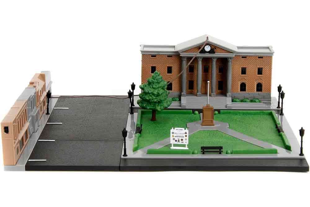 JADA TOYS BACK FUTURE CLOCK TOWER NANO SCENE DIORAMA