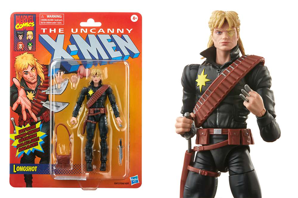 THE UNCANNY X-MEN MARVEL LEGENDS ACTION FIGURA LONGSHOT 15 CM HASBRO