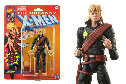 THE UNCANNY X-MEN MARVEL LEGENDS ACTION FIGURA LONGSHOT 15 CM HASBRO