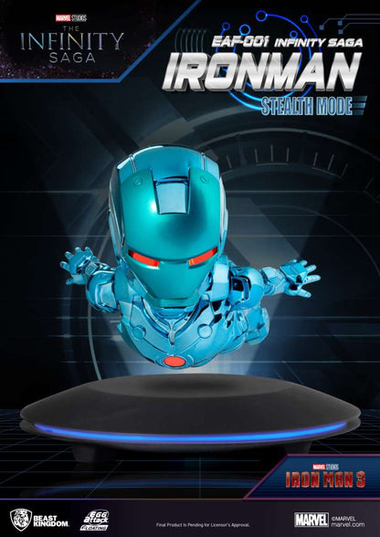 MARVEL MINI UOVA ATTACK FIGURES THE INFINITY SAGA IRONMAN STEALTH MODE 16 CM BEAST KINGDOM TOYS