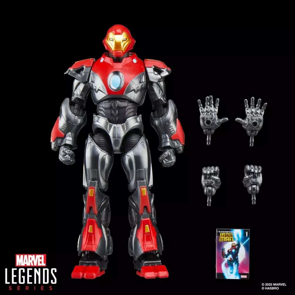 HASBRO IRON MAN - MARVEL LEGENDS MINI COMICS ULTIMATE ACTION FIGURE