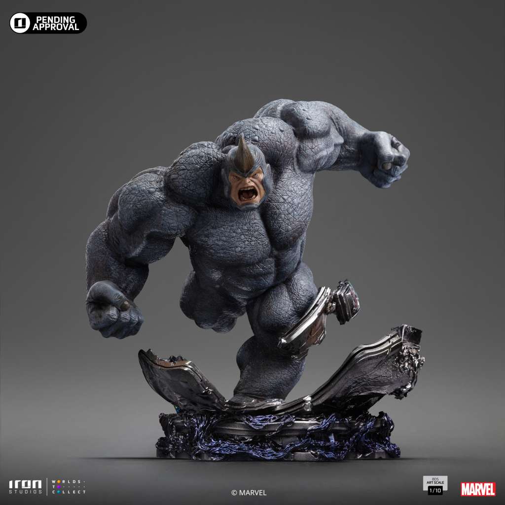 SPIDER-MAN VS VILLAINS RHINO STATUE 1/10