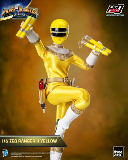 POWER RANGERS ZEO FIGZERO ACTION FIGURA 1/6 RANGER II YELLOW 30 CM THREEZERO