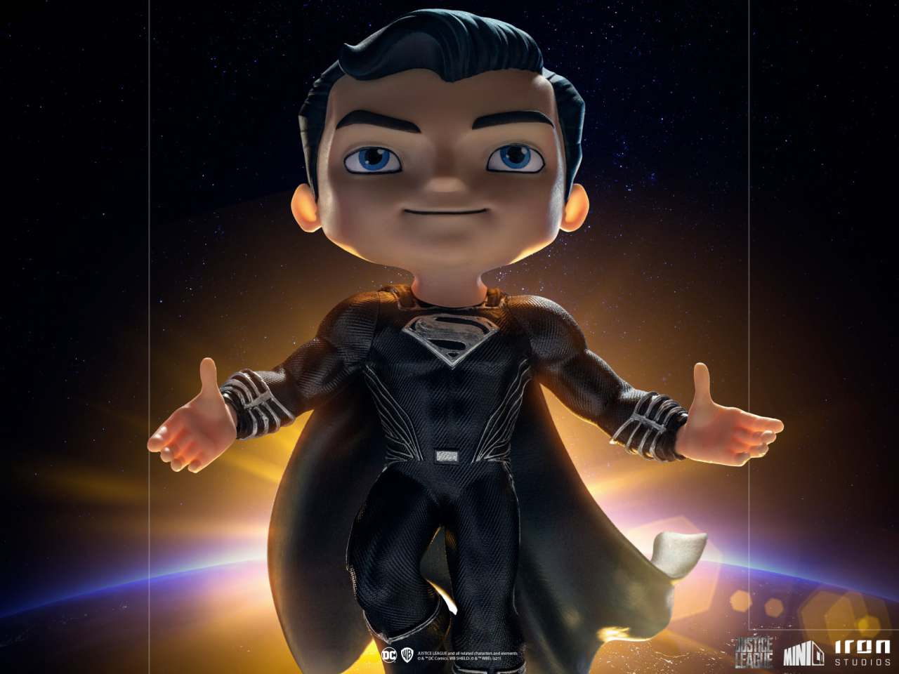 JUSTICE LEAGUE SUPERMAN BLACK MINICO