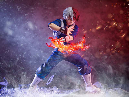 MY HERO ACADEMIA PVC STATUA 1/4 SHOTO TODOROKI 34 CM TOMY
