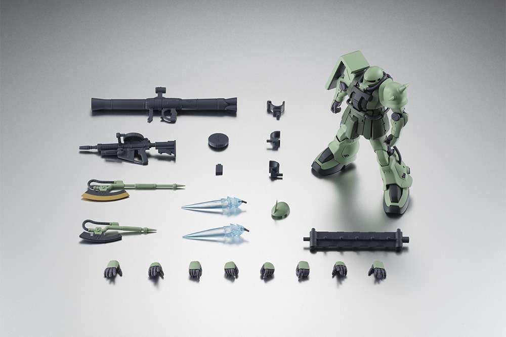MOBILE SUIT GUNDAM ROBOT SPIRITS MS-06F-2 ZAKU2 F-2 TYPE VER. A.N.I.M.E. 12 CM