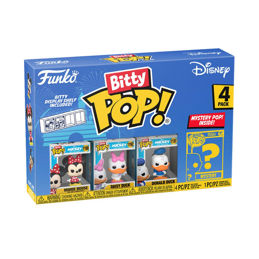 Bitty POP Disney - Minnie Mouse Daisy Duck e Donald Duck e Personaggio a sorpresa Funko