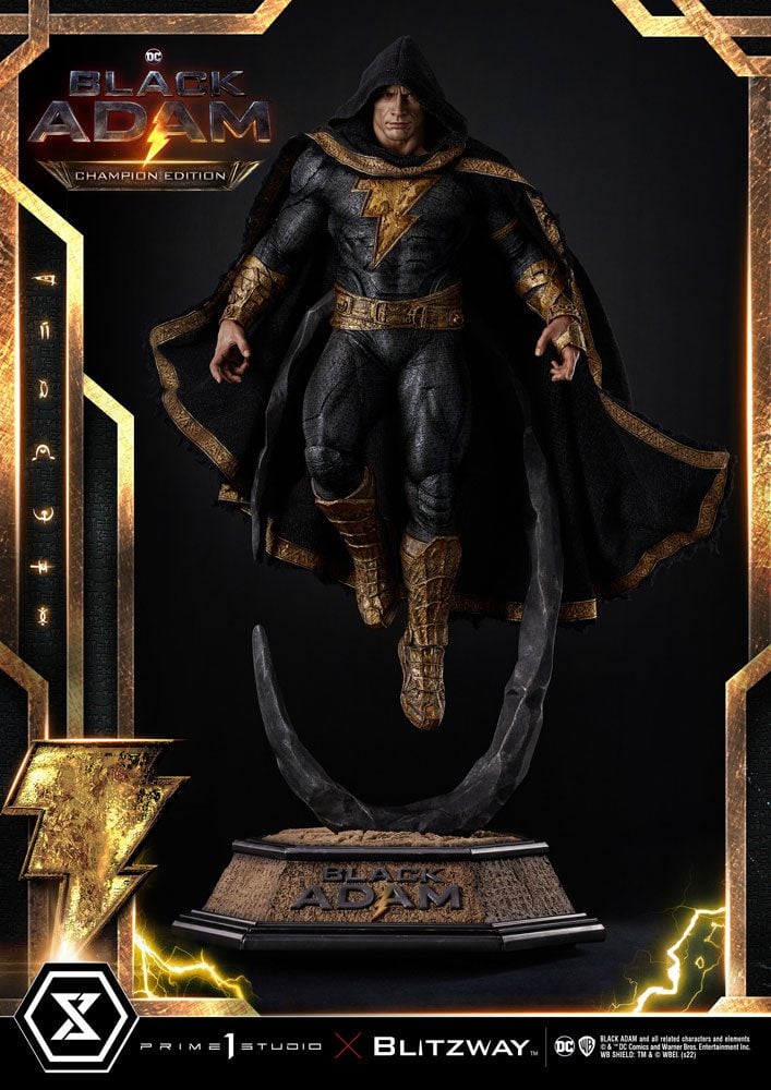 Black Adam Museum Masterline Statua 1/3 Black Adam Champion Edition 96 Cm Prime 1 Studio